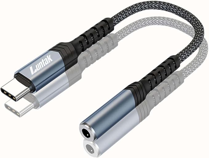 USB C to 3.5mm Headphone Jack Adapter,USB C to Aux Audio Dongle Cable Cord Compatible with iPhone16/15 Plus/Pro/Pro Max,Samsung Galaxy S25/S24/S23/S22/S21/note10/20 Ultra,iPad Pro/Mini,MacBook