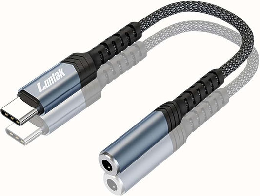 USB C to 3.5mm Headphone Jack Adapter,USB C to Aux Audio Dongle Cable Cord Compatible with iPhone16/15 Plus/Pro/Pro Max,Samsung Galaxy S25/S24/S23/S22/S21/note10/20 Ultra,iPad Pro/Mini,MacBook