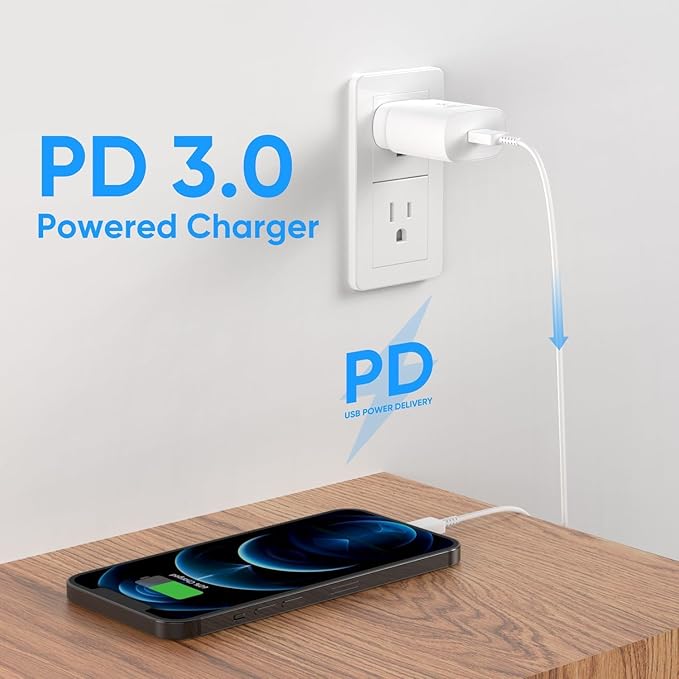 Super Fast Charger Type C, 25W USB C Wall Charger Fast Charging for Samsung Galaxy S24 Ultra/S24/S24+ /S23 Ultra/S23 /S22 Ultra/S22/S21 Ultra/S20 /Note 10 20 with 8ft Type C Charger Cord 2Pack
