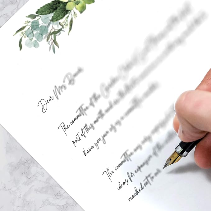 Great Papers! Lush Greenery Letterhead / 80 Floral Sheets 8.5" x 11" Beautiful Watercolor Botanical All Occasion Letter Paper