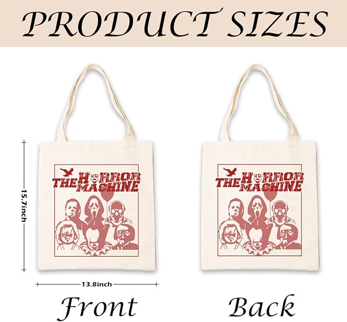 Canvas Tote Bag Aesthetic for Women,Reusable Canvas Cute Shoulder Bag for Grocery, Shopping, Beach & Daily Use