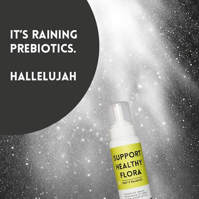 pH Balance Feminine Wash for Women & Men – Fragrance-Free Unscented Foam Cleanser for Intimate wash, Prebiotic pH Cleanser, Sensitive Daily Hygiene Wash