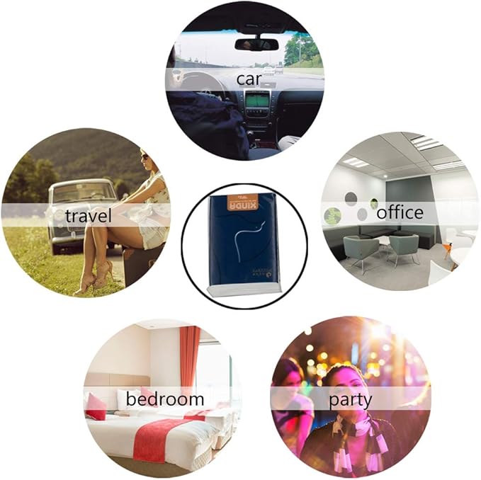 Morcte Soft 4-Ply Facial Tissues, Unscented Pocket Packs Tissues, Pack of 120