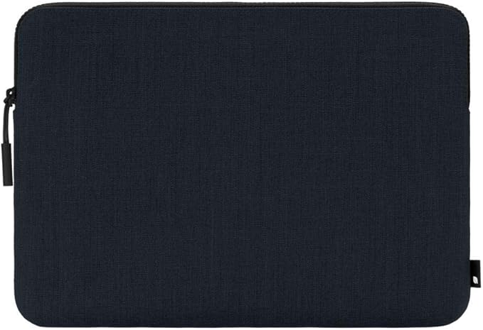 Incase Slim Sleeve with Woolenex for 13" MacBook/Laptop and iPad/Tablet - Padded Carry Case with Faux Fur Lining, Protective Cover, Vislon Zipper for Easy Access, Durable - Heather Navy