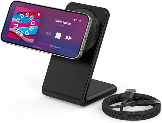Mag.Safe Charger - iPhone Charger Stand, Fast Magnetic Wireless Charger for iPhone 17/16/15/14/13/12 Series - Black