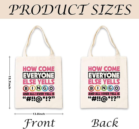 Canvas Tote Bag Aesthetic for Women,Reusable Canvas Cute Shoulder Bag for Grocery, Shopping, Beach & Daily Use