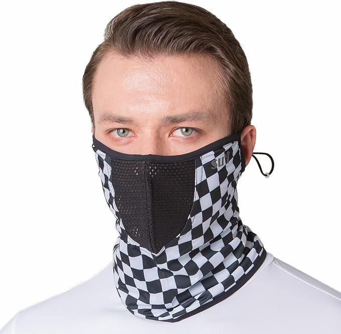 KOREA (Type B) UV Sun Protection Balaclava Half Face Mask - For Golf, Hiking, Running, Cycling & Outdoor Sports
