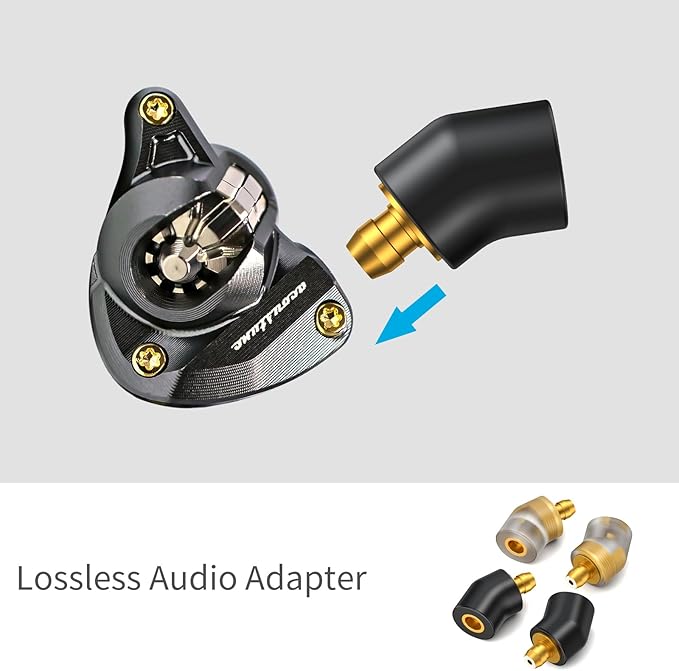 okcsc Ear Male to MMCX Female Headphone Adapter for Earbuds to MMCX Cable for Pentaconn Ear PE Mini Adapter for Acoustune HS1650CU HS1655CU 1670SS HS1695Ti 1697Ti HS2000MX 1 Pair Black