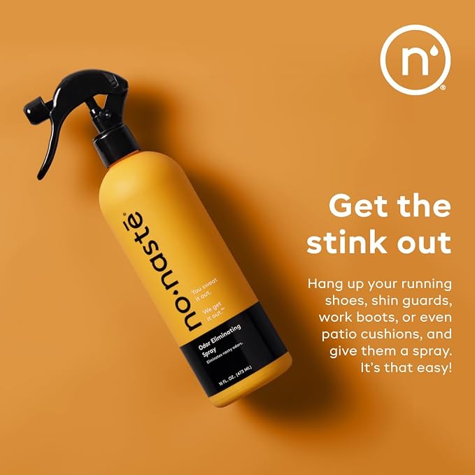 Nonaste Odor Eliminating Spray - 16 Fl Oz (Pack of 1) - Shoe & Yoga Mat Spray, Boxing Glove Deodorizer, Gym Bag Deodorizer, Fabric Odor Eliminator - No Washing Needed