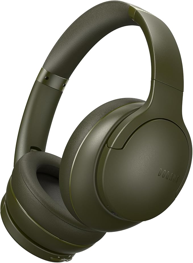 DOQAUS Upgrade Bluetooth Headphones Over Ear, 90H Playtime BT 5.3 Wireless Headphone EQ Modes, Built-in HD Mic, HiFi Stereo Sound, Deep Bass, Memory Foam Cups for Phone/PC&Travel/Gym/Workout
