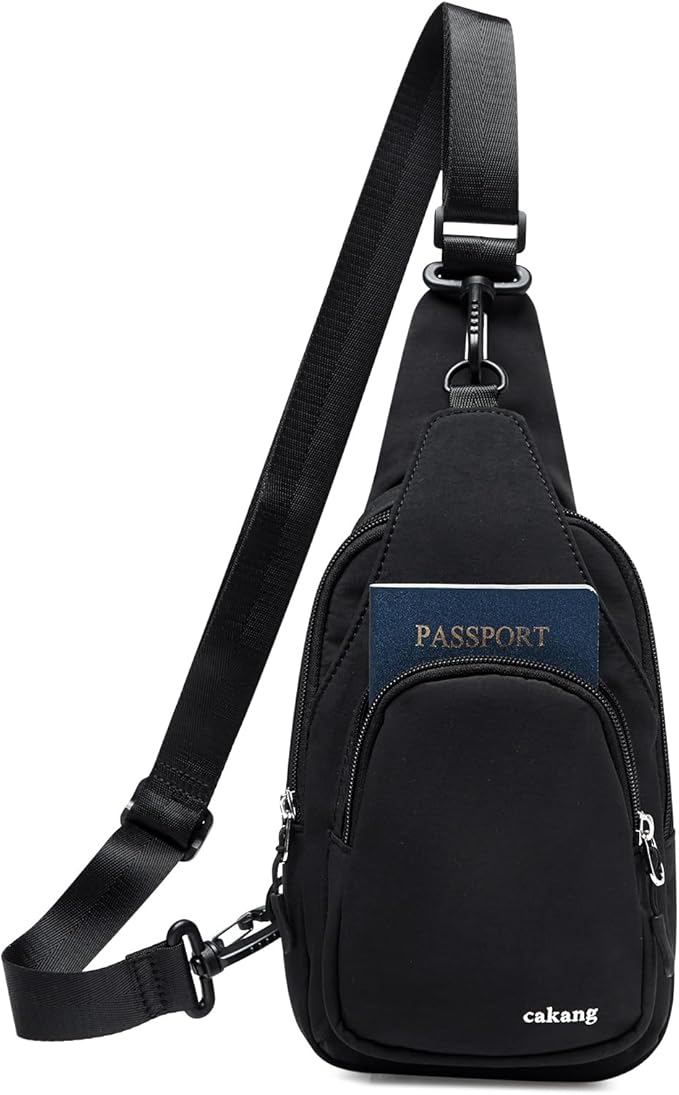 Womens Sling Bag Crossbody Bags for Women Vegan Leather Sling Backpack Daypack Fanny Pack Crossbody Purse Travel