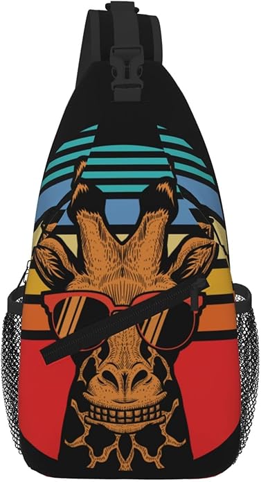 Cross Chest Bag Diagonally for Men Shoulder Bag for Travel Hiking Trendy Sling Bag with Adjustable Shoulder Strap