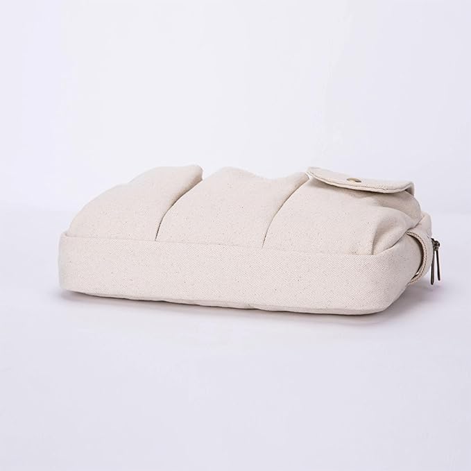 Storage Bag-arge Cosmetic Bag for Women, Travel Makeup Bag, Zip Up Bag, Cute Makeup Bag - Pure Cotton Canvas - Can be Suspended - Perfect Storage for Cosmetics