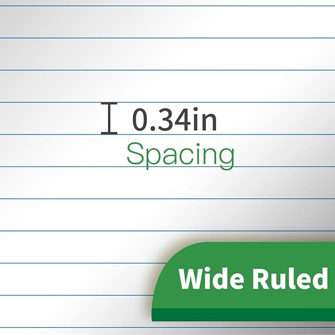 KAISA White Legal Pads 12pads Writing Pads Recycled Paper, 8.5"x11.75" Wide Ruled Perforated 50 sheets Hard Back Notepads 8-1/2"x 11-3/4" Writing Tablet Canary For Office Supplies (Pack of 12pc) KSU-5293