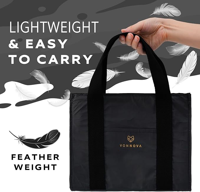 VonNova Women’s Insulated Lunch Bag – Cute Large 7L Lunch Tote for Office – Durable Small Lunch Box for Women with Premium Cooler Insulation – Stylish Lunchbox for Adults, Nurses & Teachers