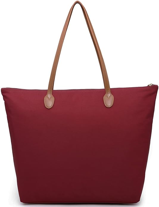 Water Resistant Light Weight Nylon Tote Bag Handbag