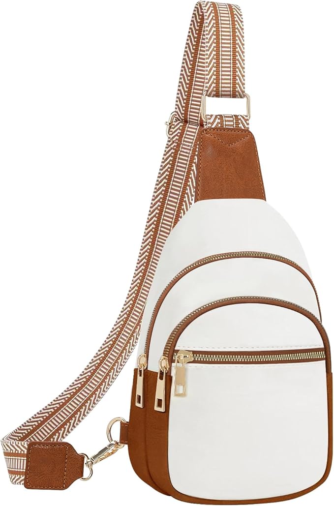 Small Leather Sling Bags for Women Fashion Crossbody Backpack Purse Sling Crossbody Bags