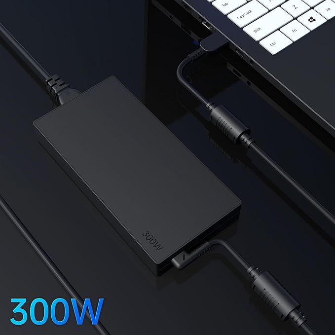 300W 20V 15A AC Laptop Adapter Replacement for Lenovo Legion 5 Pro 15 16 17 Legion 7 7i ThinkPad R9000P R9000K ADL300SDC3A Slim Tip Power Supply
