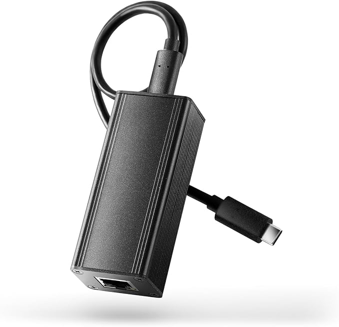 2.5G 25W PoE to USB-C Converter Adapter, Type-C Output Power & Ethernet 2 in 1, Max 20V 25W Charging & 2.5Gbps Rate for Laptop, Plug & Play (2.5GPD2CAT-20V)