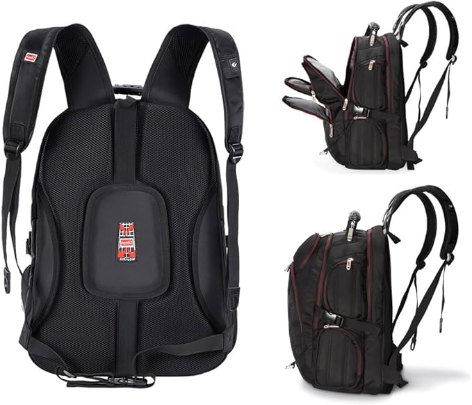 19 Inch Laptop Backpack Bag, 55L Travel Bag Knapsack Rucksack Hiking