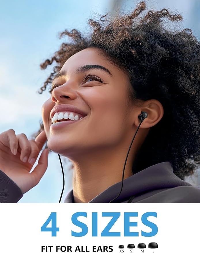 Active Noise Cancelling Headphones, Wireless V5.3 Bluetooth Headphones with 3 AI Mics ENC, in-Ear Magnetic Neckband Earbuds 60Hrs Playtime,IPX6 Sweatproof ANC Headsets for Travel Home Office