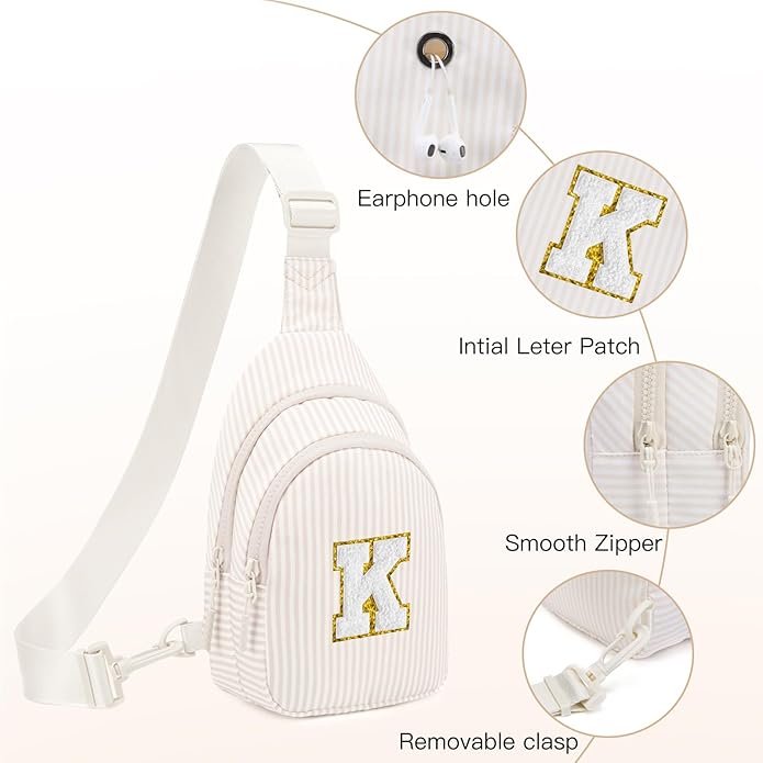 Gifts for 8 9 10 11 12 Year Old Girls Sling Bag Crossbody Bags Fanny Pack for Teen Girls Personalized Gifts for Women