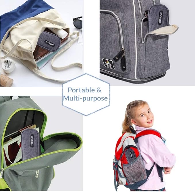 Travel Stainless Steel Utensils Set with Case – 8-Piece Reusable Flatware Kit Includes Fork, Knife, Spoon, Chopsticks, Straws, Brush & Bag – Portable Cutlery for Camping, Work, Picnic (Silver)