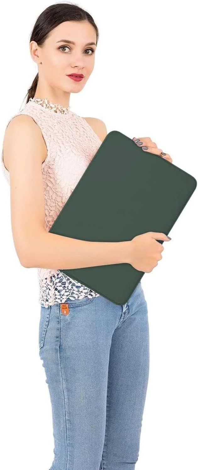 MOSISO Laptop Case 13 inch, 13 inch Laptop Sleeve Bag Compatible with MacBook Air 13 M4 M3 M2 M1 2025-2018 / Pro 13 M2 M1 2025-2016, Neoprene Computer Sleeve Bag with Small Case, Midnight Green