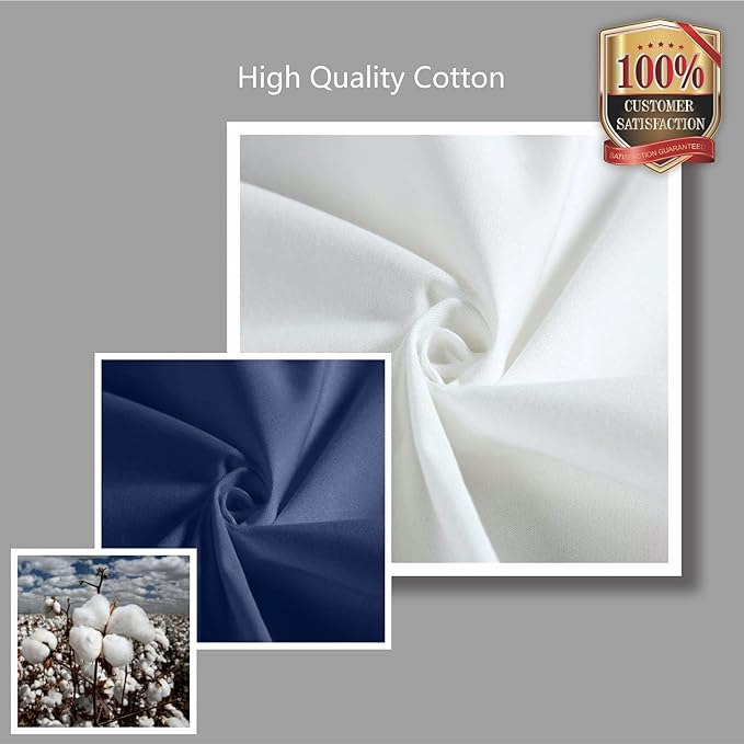 TOPDesign 3-Pack Super Strong Large 12oz Cotton Canvas Tote Bags, Reusable Grocery Shopping Cloth Bags, Fashionable Two-Tone Totes for Crafts, DIY Your Creative Designs