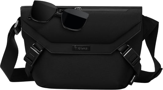 OIWAS Crossbody Bag Men Messenger Bag Shoulder Bag Fit 10inch Ipad Sling bag for Men Minimalist Business Bag for Work