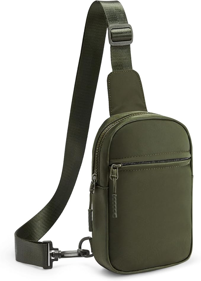 CHOLISS Small Sling Bag for Women and Men, Crossbody Bags Trendy Fanny Packs Chest Bag with Extended Strap