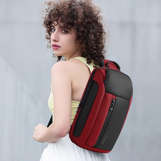 BANGE Sling Bag, Waterproof Men's Chest Bag Shoulder bags Crossbody Sling Backpack for Men……