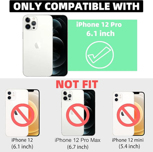 for iPhone 12 Pro Case Magnetic,Soft Cute Luxury Leopard Cheetah Pattern Plating Glitter Bling Phone Case Compatible with MagSafe Clear Shockproof Back Cover for Women Girl 6.1"-Gold