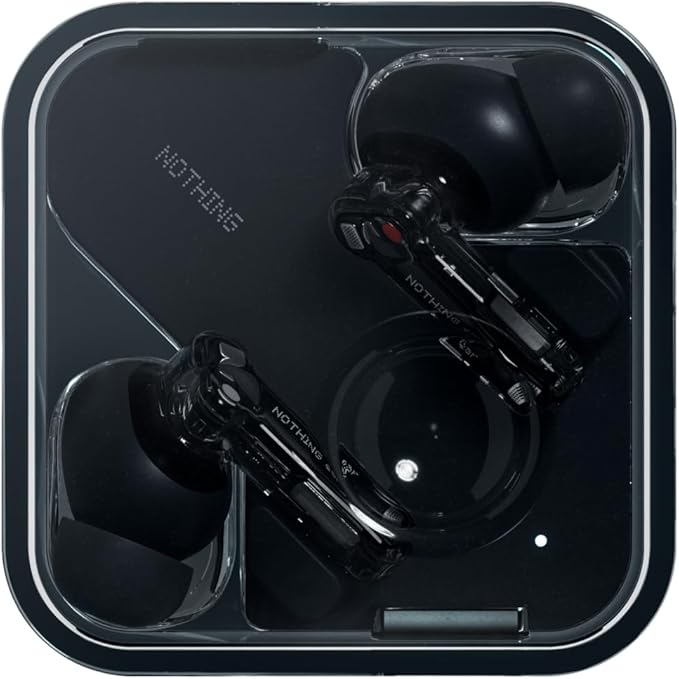 Nothing Ear Wireless Earbuds with ChatGPT Integration, Smart ANC, Hi-Res Audio with LDAC & LHDC, 11mm Dynamic Bass Boost, 40.5H Playtime, 6 Mics for Calls Headphones, Wireless Charging Black