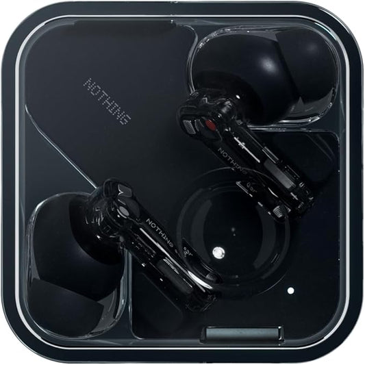 Nothing Ear Wireless Earbuds with ChatGPT Integration, Smart ANC, Hi-Res Audio with LDAC & LHDC, 11mm Dynamic Bass Boost, 40.5H Playtime, 6 Mics for Calls Headphones, Wireless Charging Black
