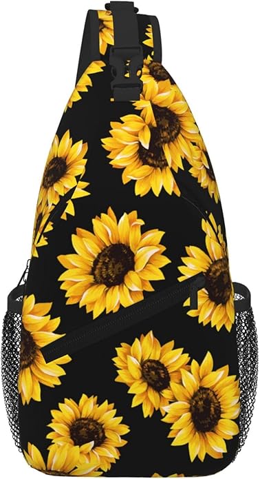 Cross Chest Bag Diagonally for Men Shoulder Bag for Travel Hiking Trendy Sling Bag with Adjustable Shoulder Strap