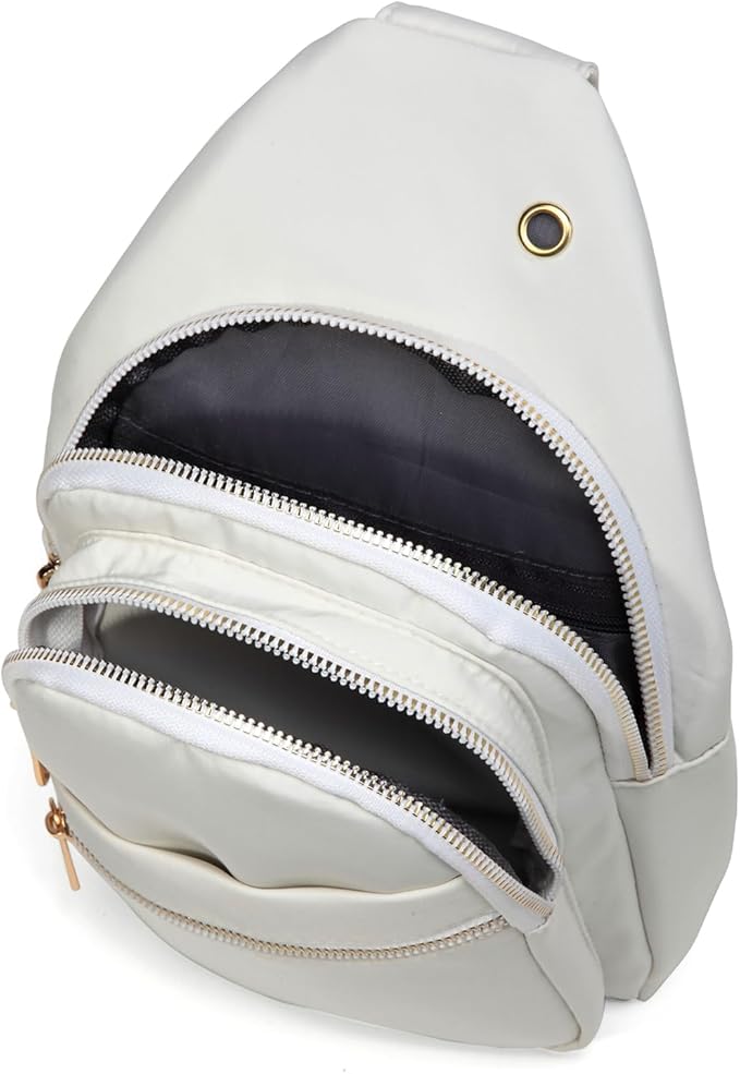 EVANCARY Small Sling Bag for Women Men, Sling Backpack Chest Daypack Crossbody Bag for Travel Outdoor Hiking