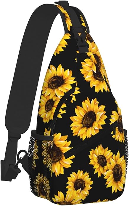 Cross Chest Bag Diagonally for Men Shoulder Bag for Travel Hiking Trendy Sling Bag with Adjustable Shoulder Strap