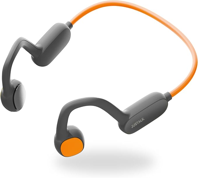 Kids Bluetooth Headphones Wireless Earbuds, Open Ear Headphones for Kids, Internal Mic, IPX5 Waterproof, 30g Lightweight & Robust, Air Conduction Non-in-Ear, 85dB Hearing Protection