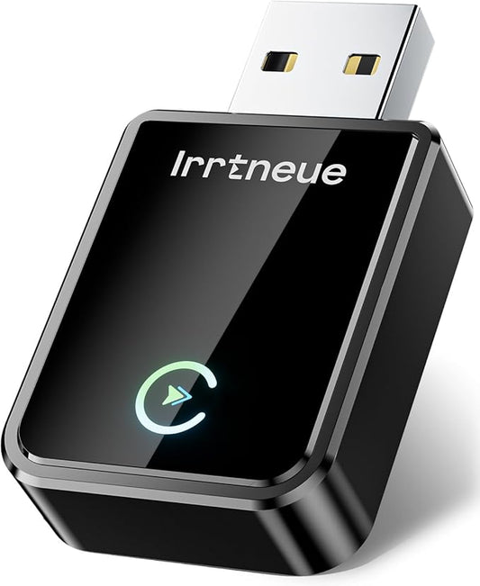 Wireless CarPlay Adapter 2025 Version, 2-in-1 Stable 5.8GHz Connection, Plug & Play via USB/USB-C, Auto Connect, Compact Car Accessory (Style 1)