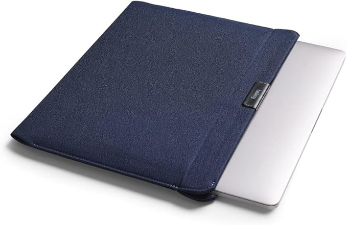 Bellroy Laptop Sleeve (Fits 14 Inch Laptop or MacBook, Slim Protective Case with Magnetic Closure) - Navy