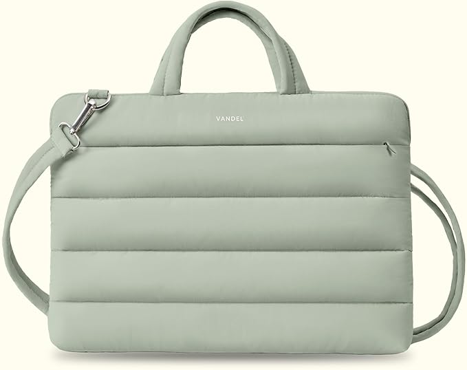 Vandel 15-16 inch Laptop Carrying Case Sleeve with Strap, Shoulder Bag with Handle, 16 in Laptop Bag for Women, MacBook Air 15 Inch Carrying Case, MacBook Pro 16, 15.6 in HP, Dell Lap top Messenger