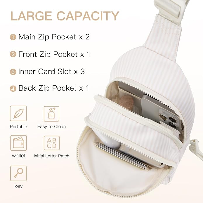 Gifts for 8 9 10 11 12 Year Old Girls Sling Bag Crossbody Bags Fanny Pack for Teen Girls Personalized Gifts for Women