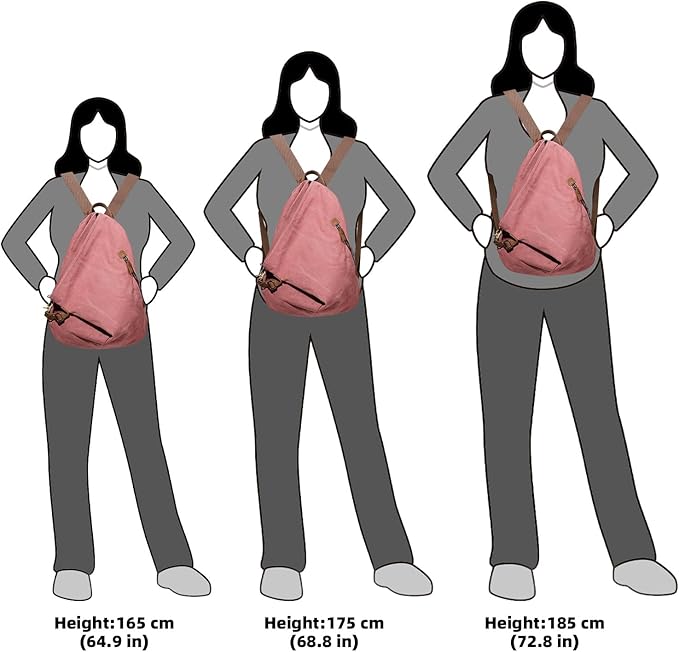 KL928 Canvas Vintage Backpack – Large Casual Daypack Outdoor Travel Rucksack Hiking Backpacks for Men Women