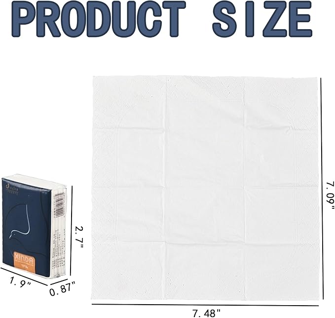 4-Ply Mini Travel Size Tissue, Facial Tissues Pack, Bulk (480 Packs), 6 Tissues Per Pack (2880 Tissues Total)