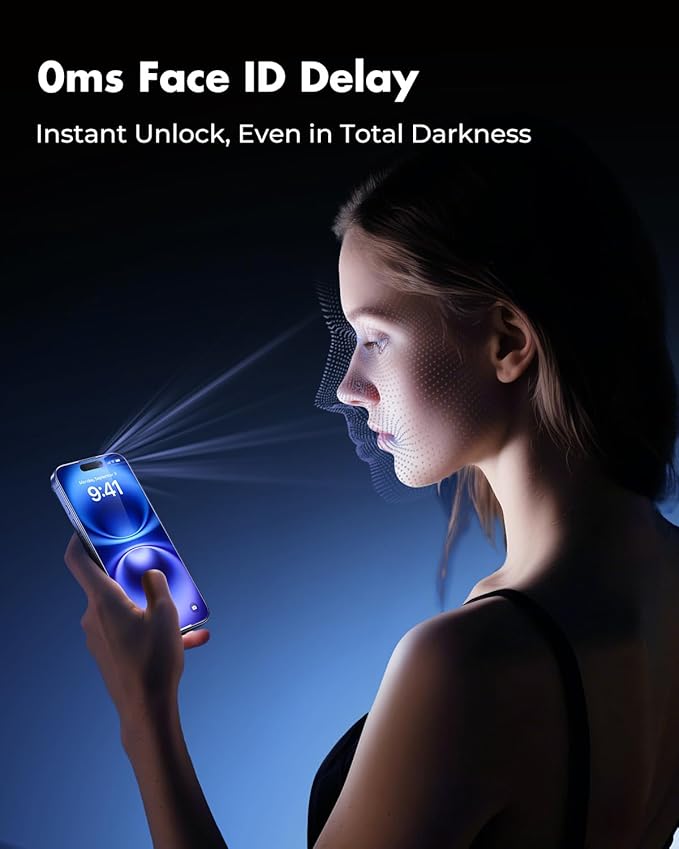 UNBREAKcable 3-Pack Screen Protector for iPhone 16 Tempered Glass - [One-Pull Perfection] [Auto Dust-Elimination] [9H+ Hardness] [99.99% HD Clear] Full Coverage for iPhone 6.1 inch