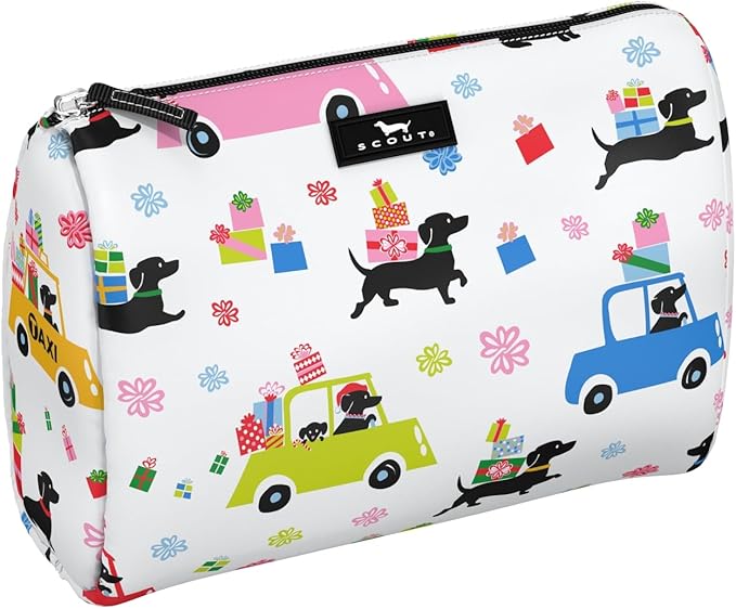 SCOUT Packin' Heat Toiletry Bag - Makeup, Toiletry & Cosmetic Bag, Fits Full Size Items, Inside Pocket, Water-Resistant, Zips Closed