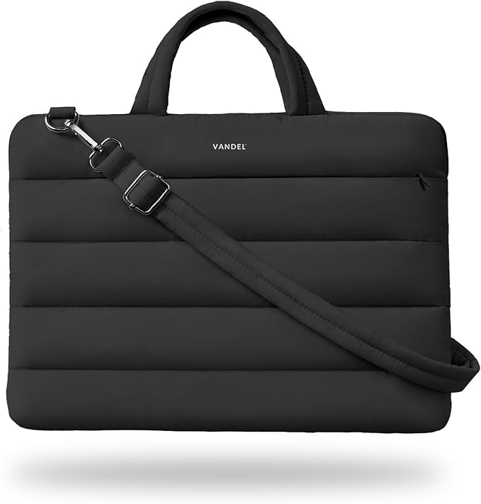 Vandel 13-14 inch Laptop Carrying Case Sleeve with Strap, Shoulder Bag with Handle, 14 in Laptop Bag for Women, MacBook Air 13 Inch Carrying Case, MacBook Pro 14 in HP Lap top Messenger Carrier