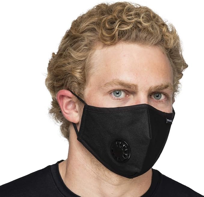 Anti Pollution Face Mask Particulate Respirator| Mask for Dust, Exhaust Gas, Smoke, Smog, Pollen and Fumes | Unisex Military Grade Washable Mouth Mask