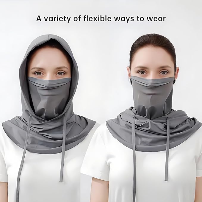 3 Pack Summer Balaclava Sun UV Protection Hood Breathable Full Head Mask Face Cover for Men Women Motorcycle Cycling Fishing